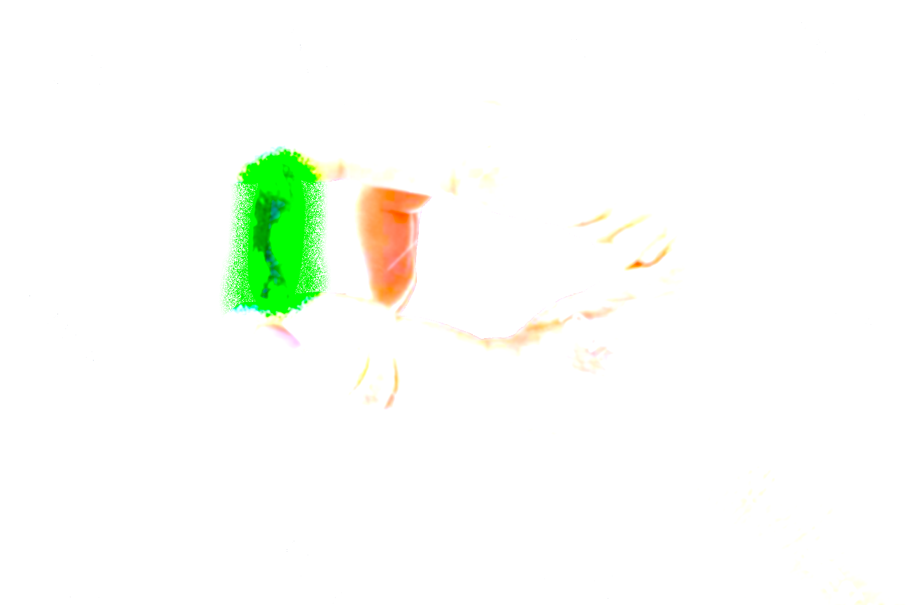 Your beautiful glowing  hand holding a pill full of earth